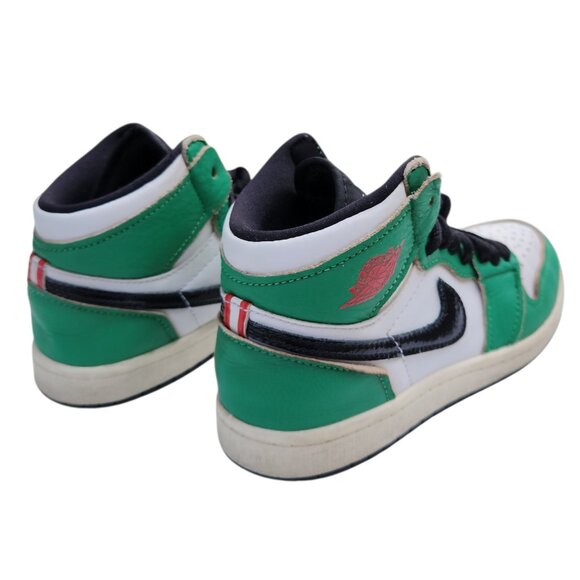 Nike Air Jordan 1 Retro High Lucky Green White CU0449-300 Sneakers Shoes 1.5Y - Picture 5 of 10